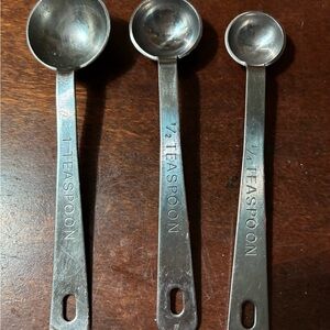 Amco Stainless Steel Measuring Spoons 3-Piece Set